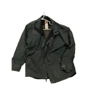 Carhartt Denim Regular Fit Army Green Jacket Mens M